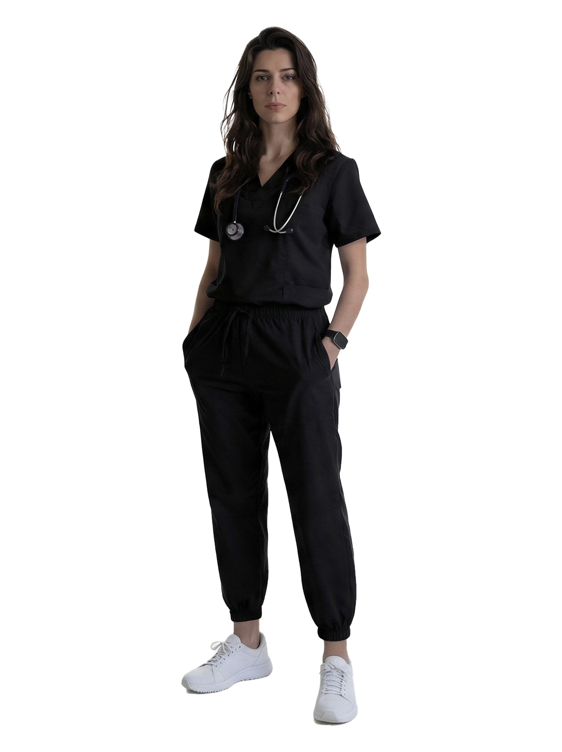 Stretch and Flex 97% cotton, 3% lycra - Scrub Top