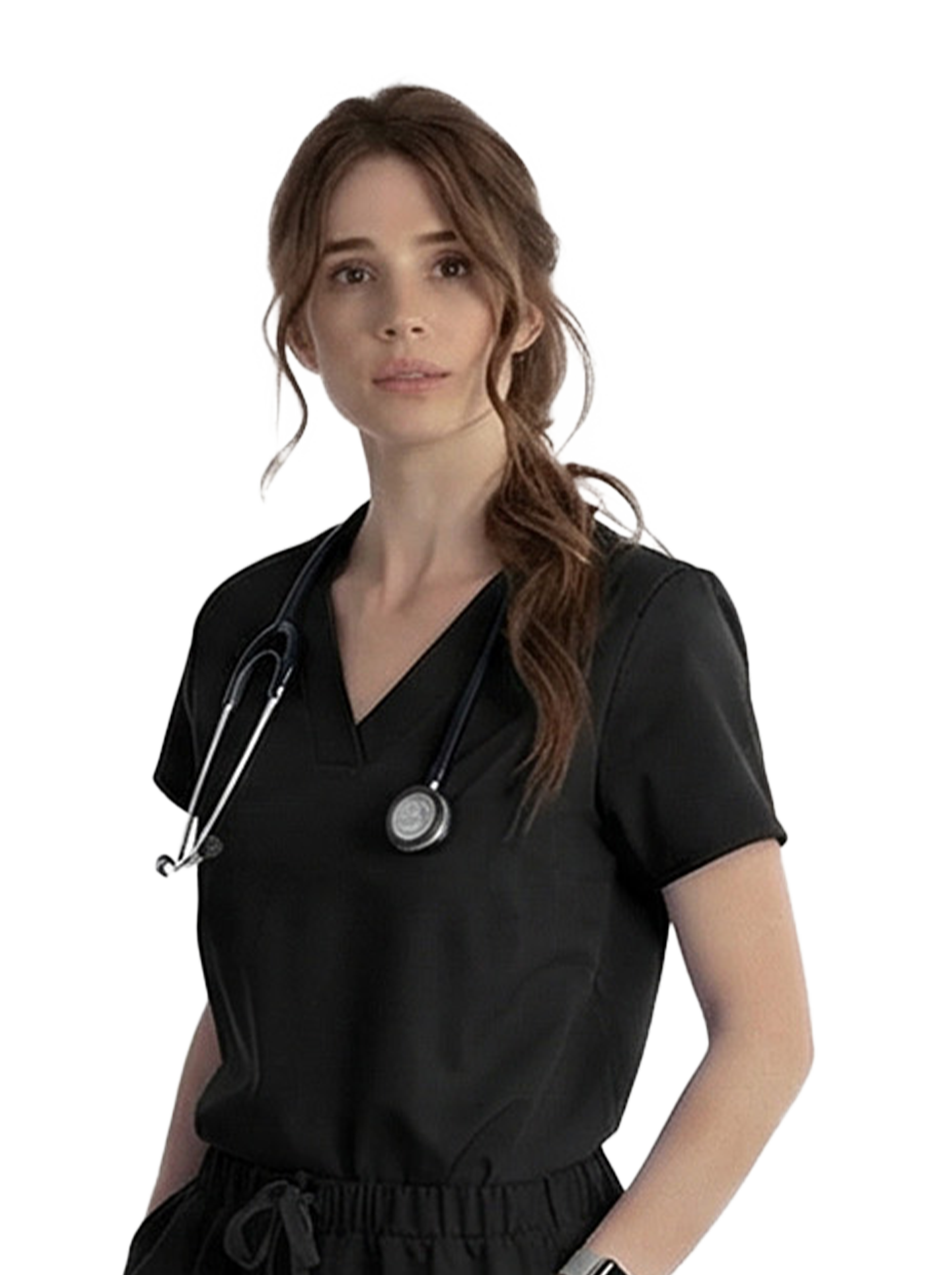 Polyester 100% <br> Scrub Top