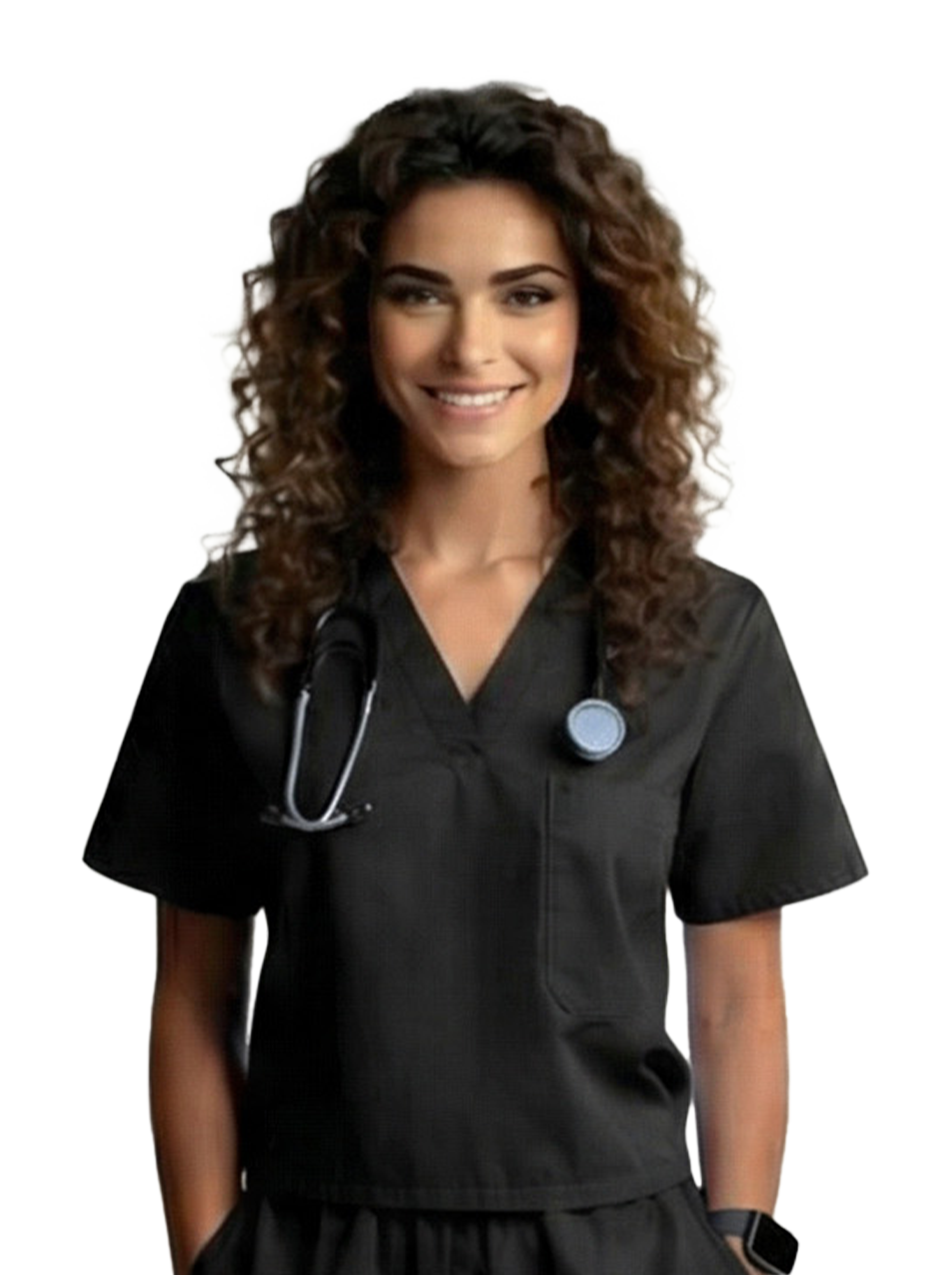 Cotton 65%, Polyester 35% <br> Scrub Top