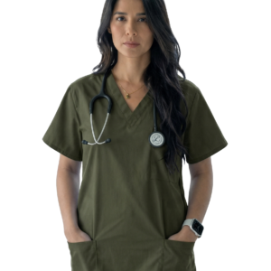 Water Proof and Antimicrobial Finish - Scrub Top