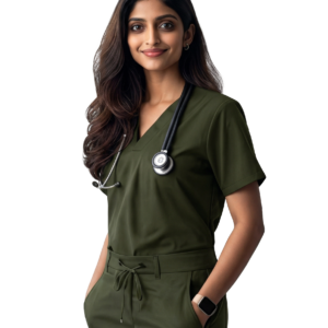 Stretch and Flex 97% cotton, 3% lycra - Scrub Top