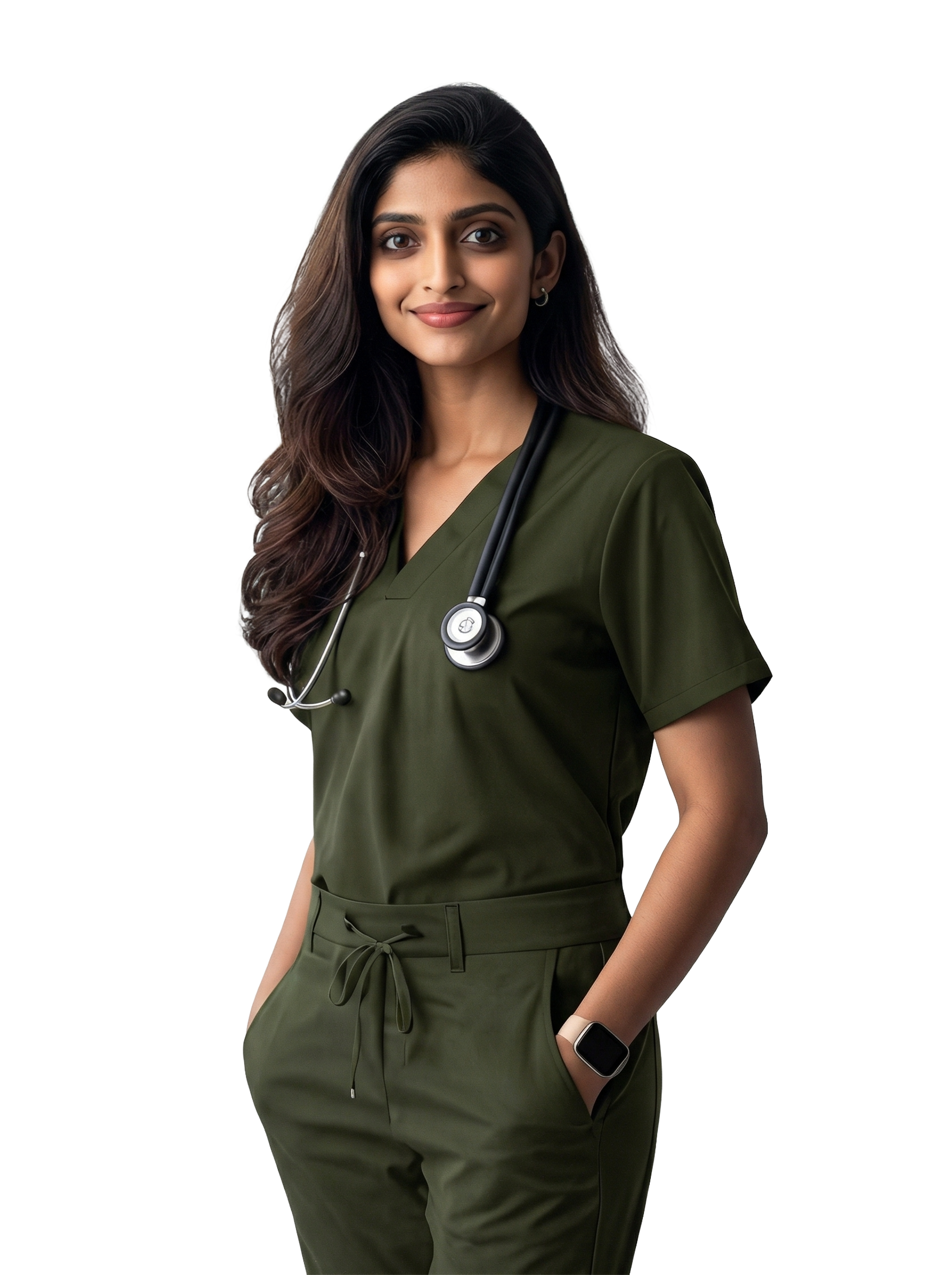 Stretch and Flex 97% cotton, 3% lycra - Scrub Top