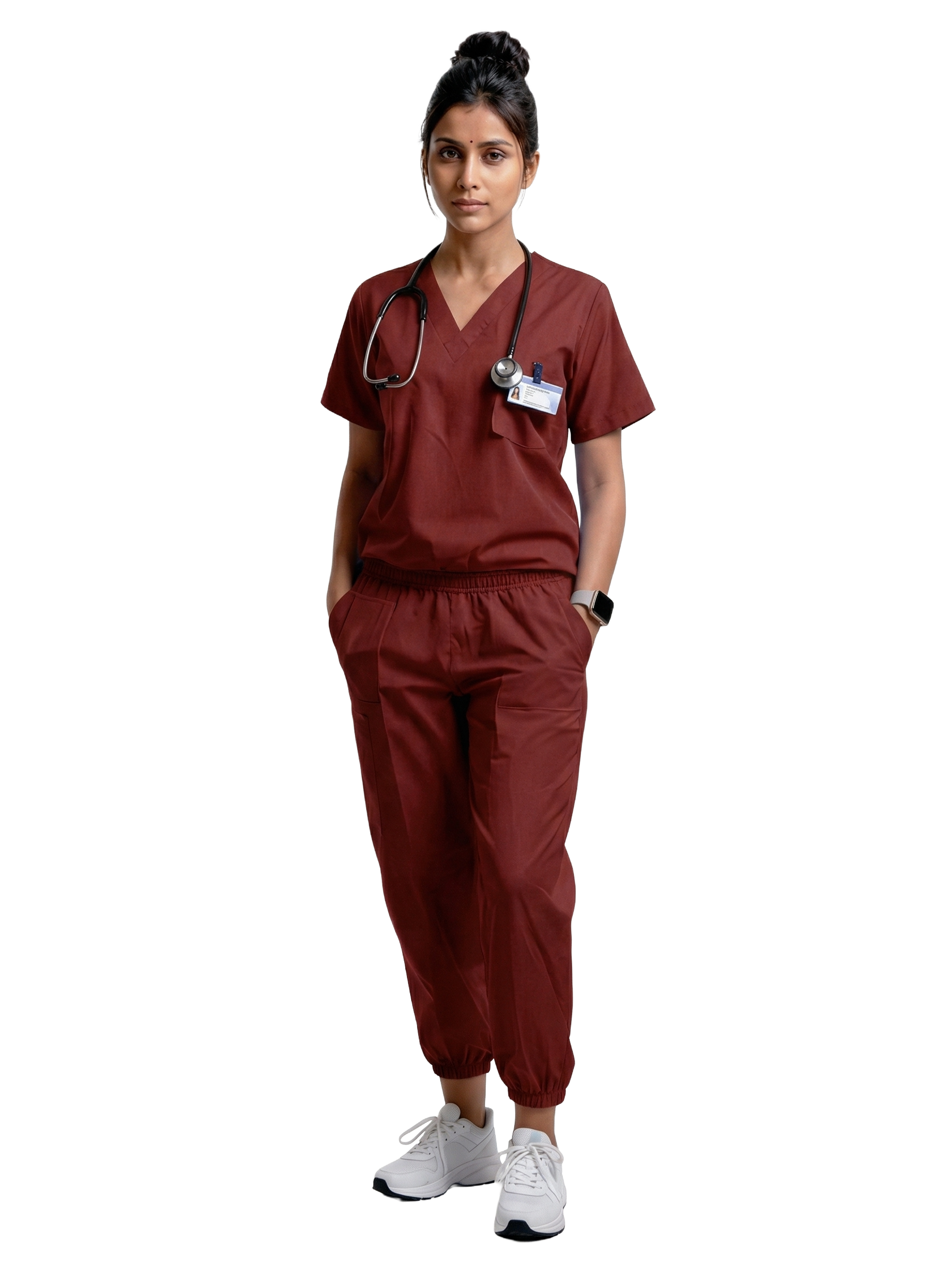 Cotton 65%, Polyester 35% <br> Scrub Top and Bottom